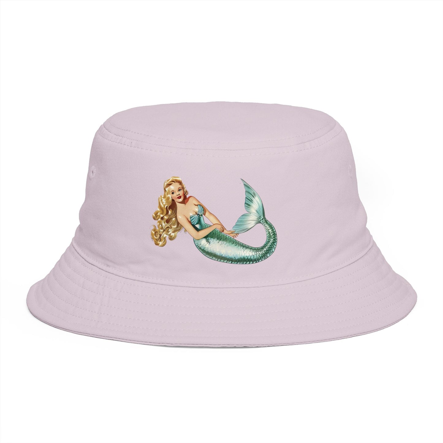 Mermaid Vintage Pin-Up Bucket Hat