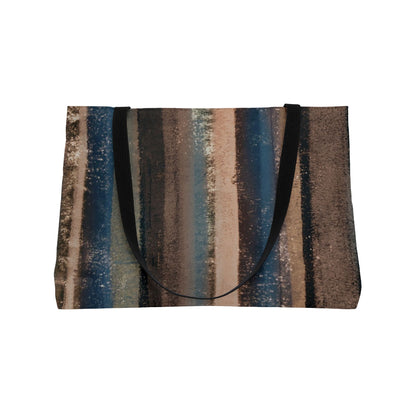 The Weekender Bag - Rustic Stripe, Earth