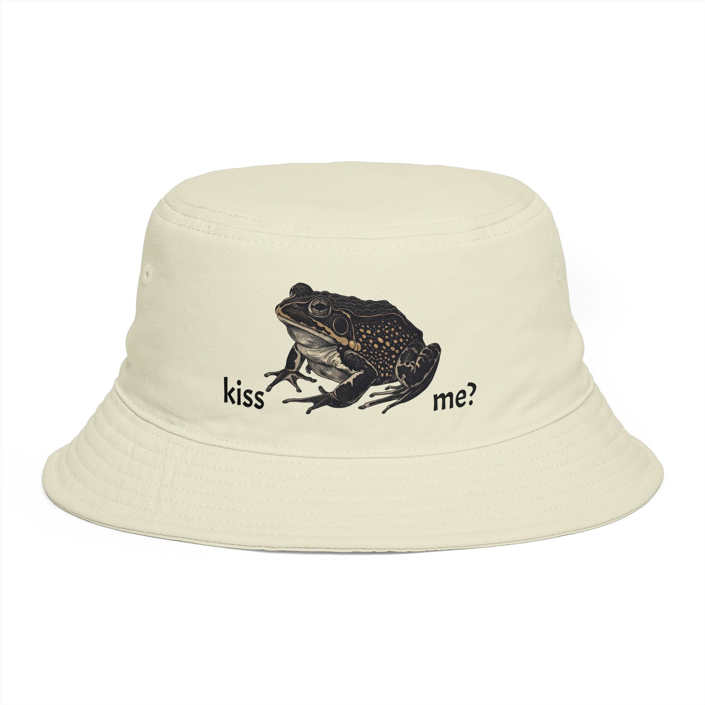 Kiss the Frog Graphic Bucket Hat