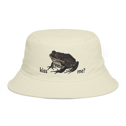 Kiss the Frog Graphic Bucket Hat
