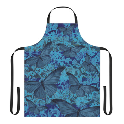 The Maker's Apron - Blue Butterflies