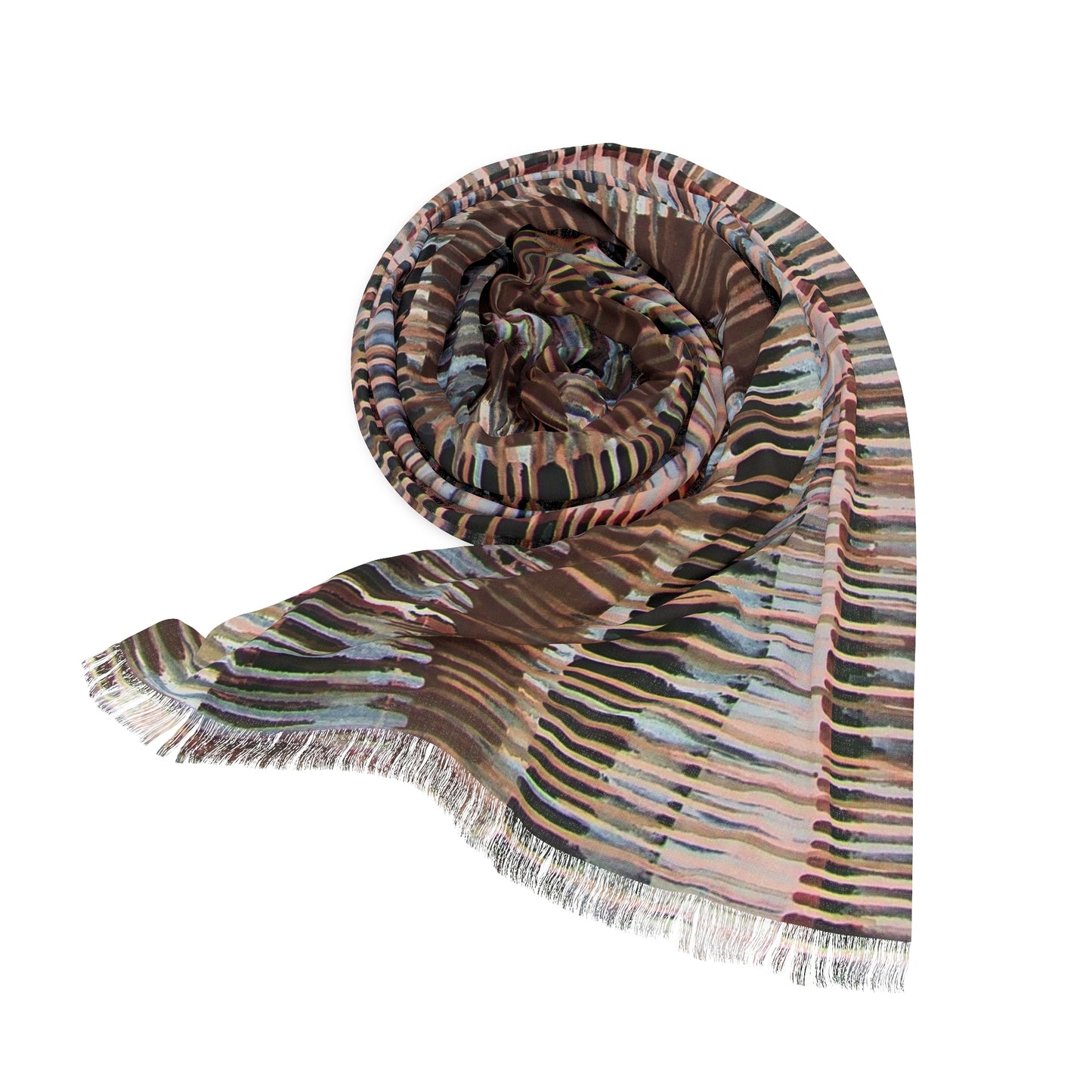 The Studio Scarf - Color Drift, Sepia Sky