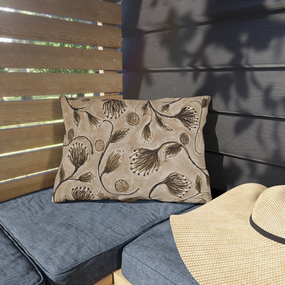 The Outdoor Pillow - Vine Entwine, Chai