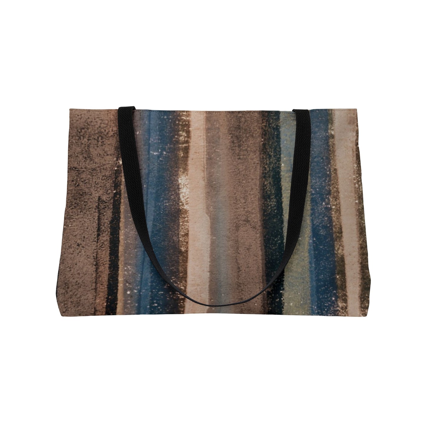 The Weekender Bag - Rustic Stripe, Earth