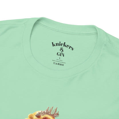 Vintage Pinup Style Graphic Mermaid Tee, All-Gender
