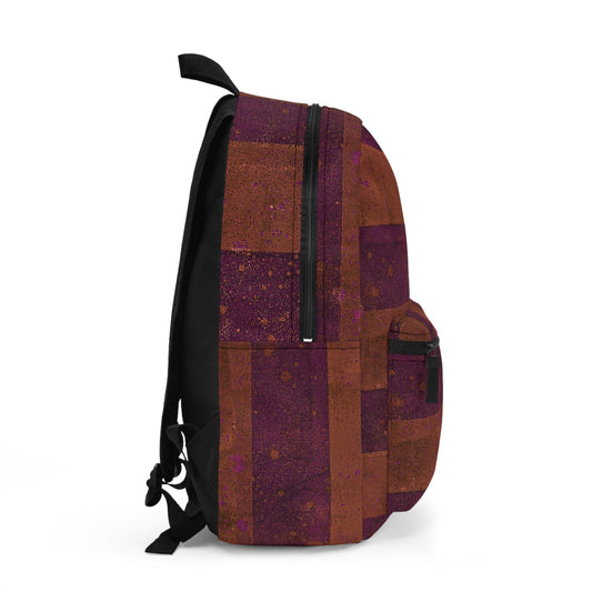 The Art On Your Back Pack - Cabana Stripe, Sunset