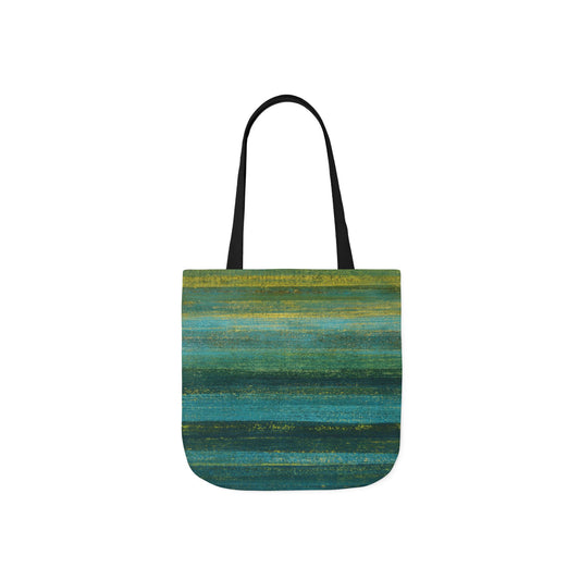 The Soft Tote - Rustic Stripe,  Algae
