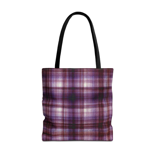The Everything Tote - Modern Madras, Mulberry