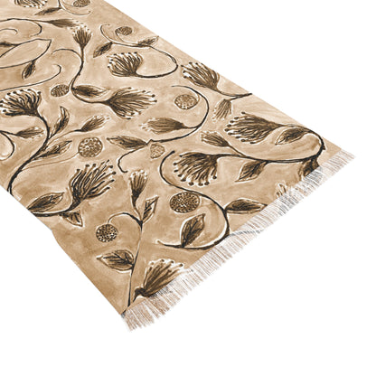 The Studio Scarf - Vine Entwine, Chai
