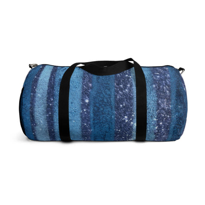 The Durable Duffle Bag - Rustic Stripe, Sapphire