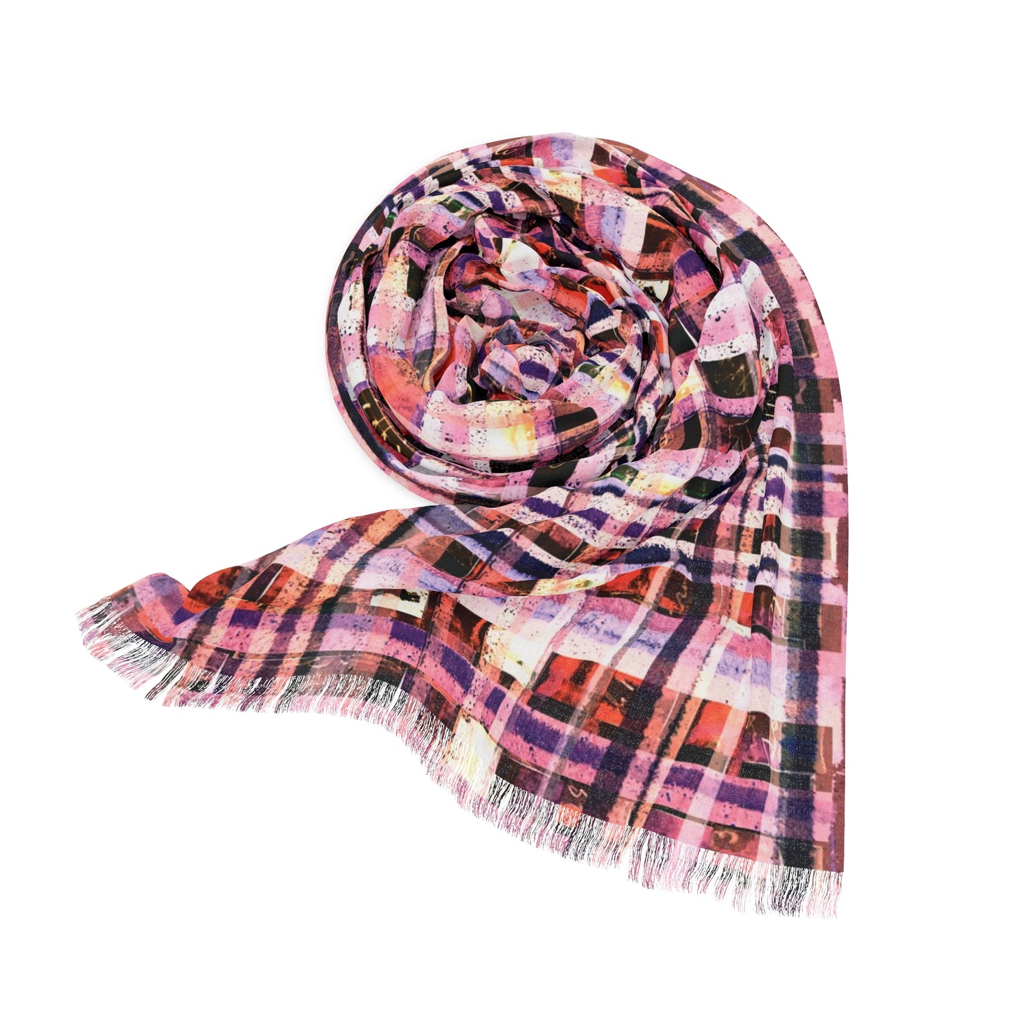 The Studio Scarf - Mixed Media, Hyacinth