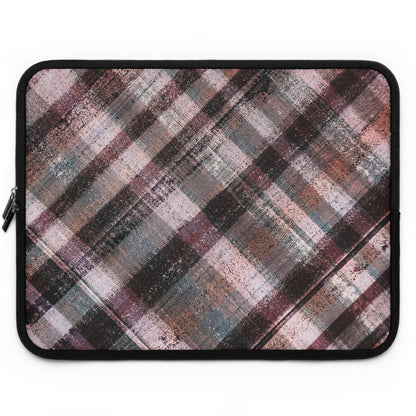 The Laptop Sleeve - Rustic Plaid, Mulberry