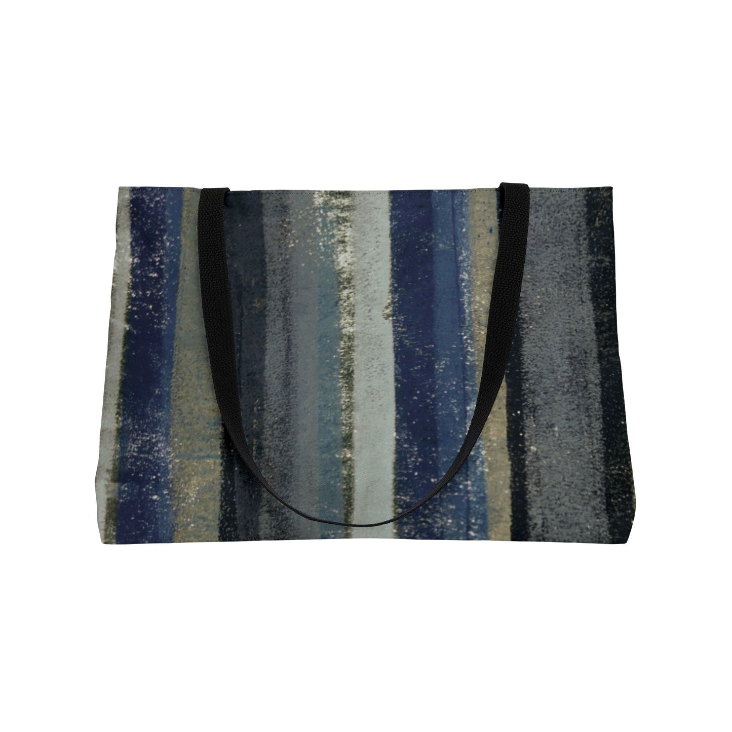 The Weekender Bag - Rustic Stripe, Blue Hill