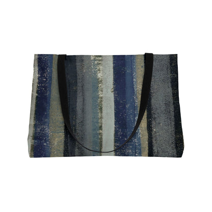 The Weekender Bag - Rustic Stripe, Blue Hill