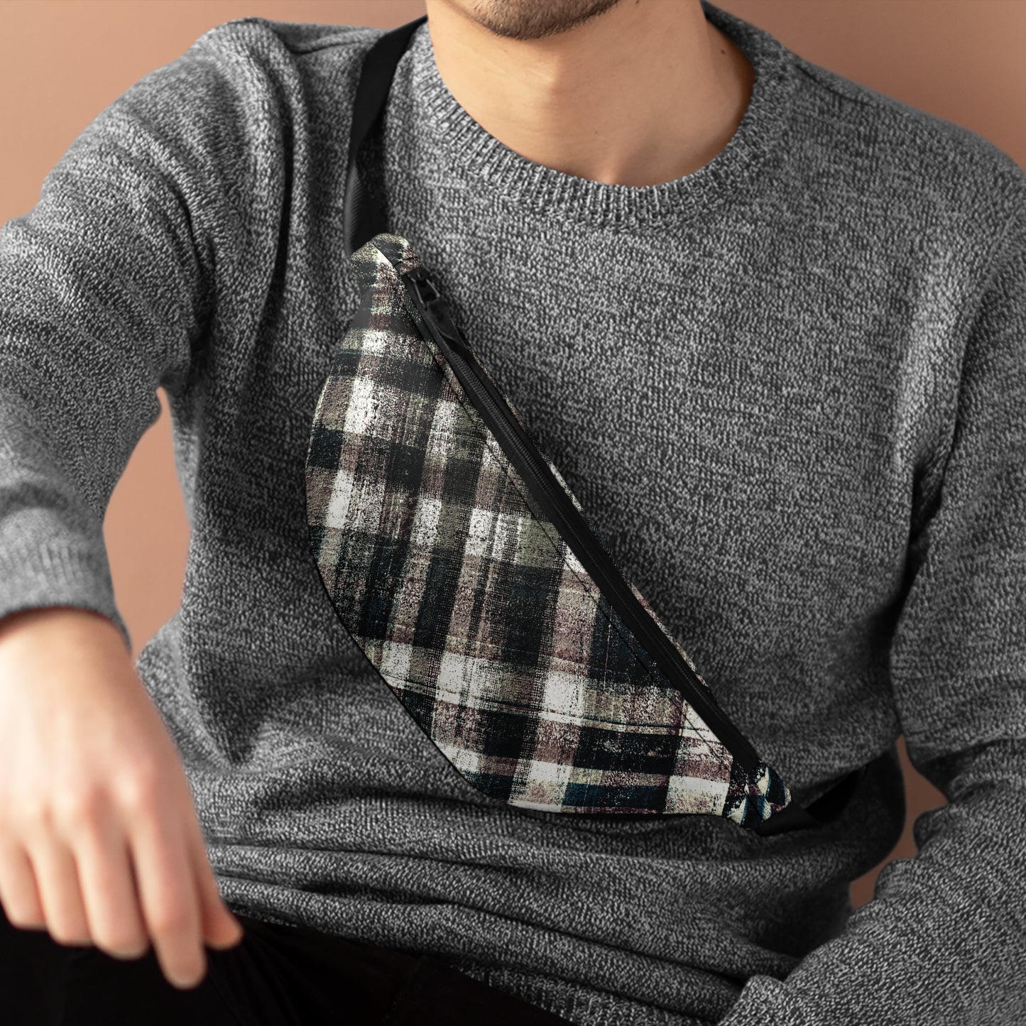 The Artsy Fanny - Rustic Plaid, Ink