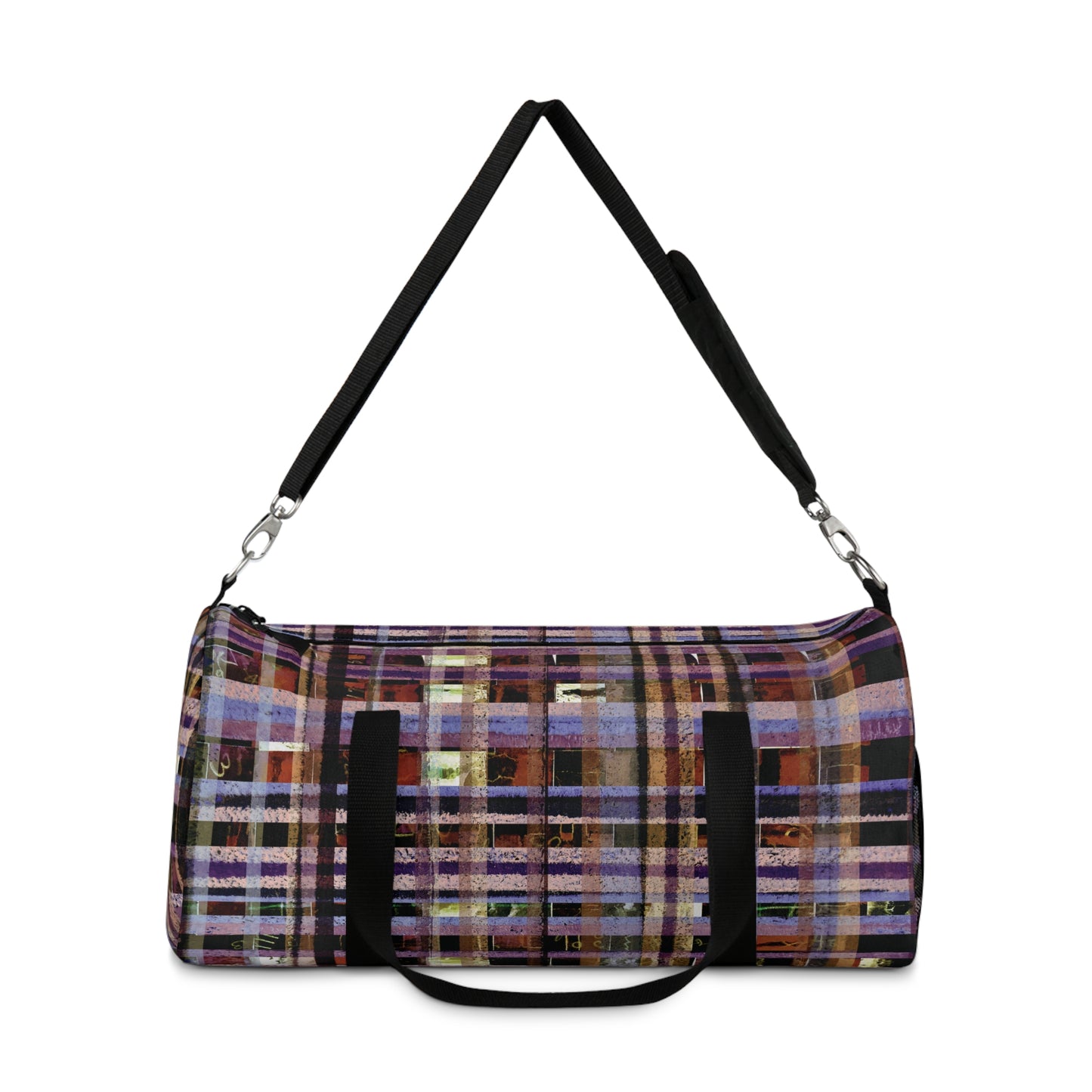 The Durable Duffle Bag - Mixed Media, Copper Iris