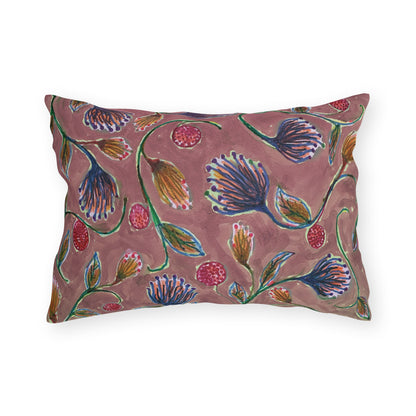 The Outdoor Pillow - Vine Entwine, Rose