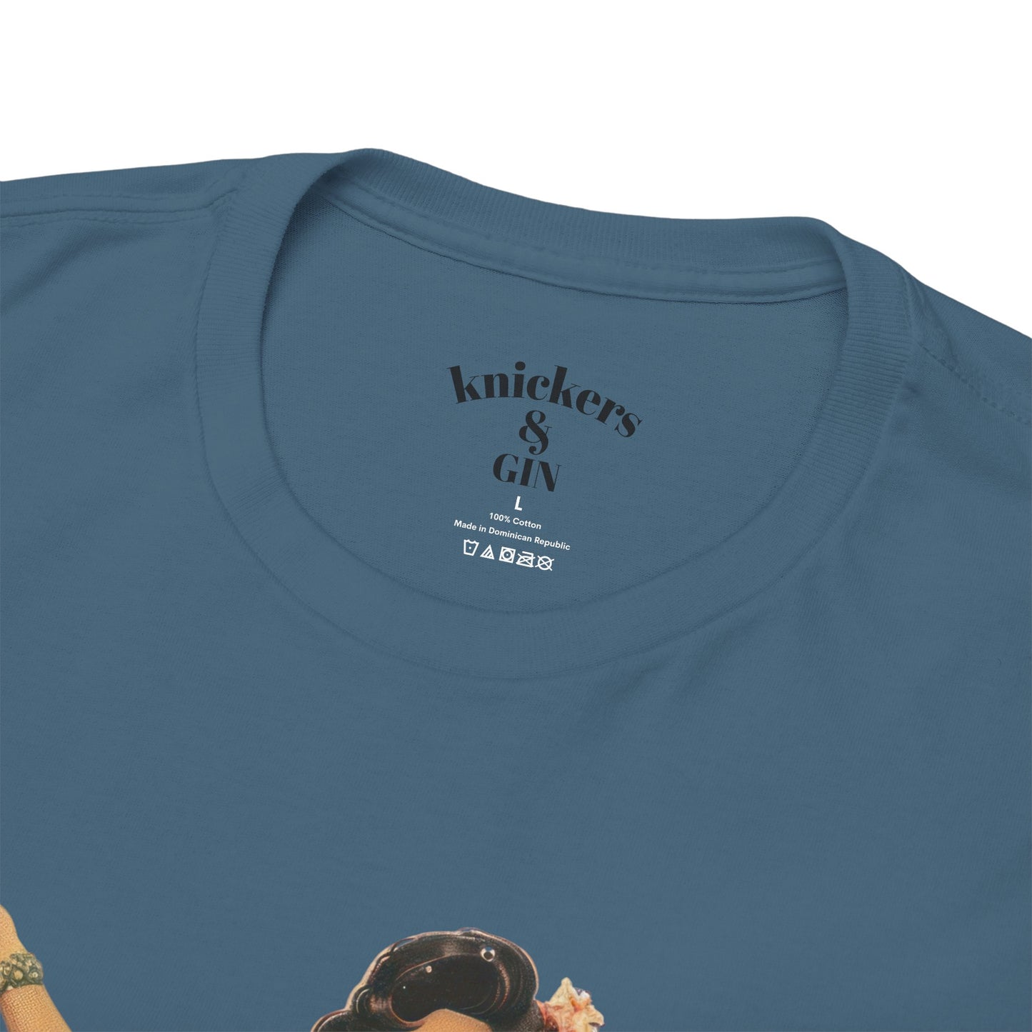 Vintage Pinup Style Graphic Mermaid Tee, All-Gender