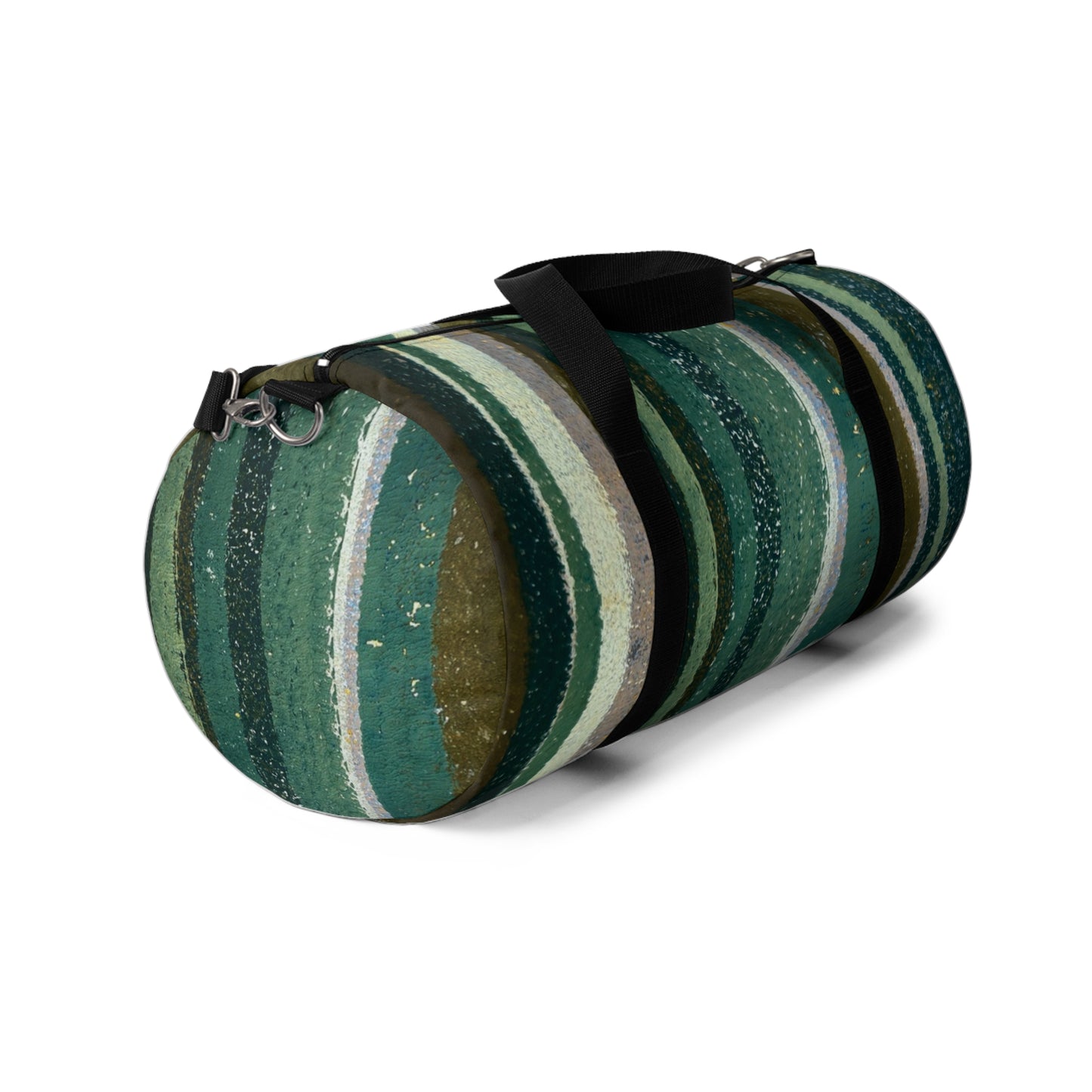 The Durable Duffle Bag - Rustic Stripe, Jade