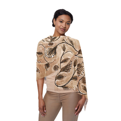 The Studio Scarf - Vine Entwine, Chai