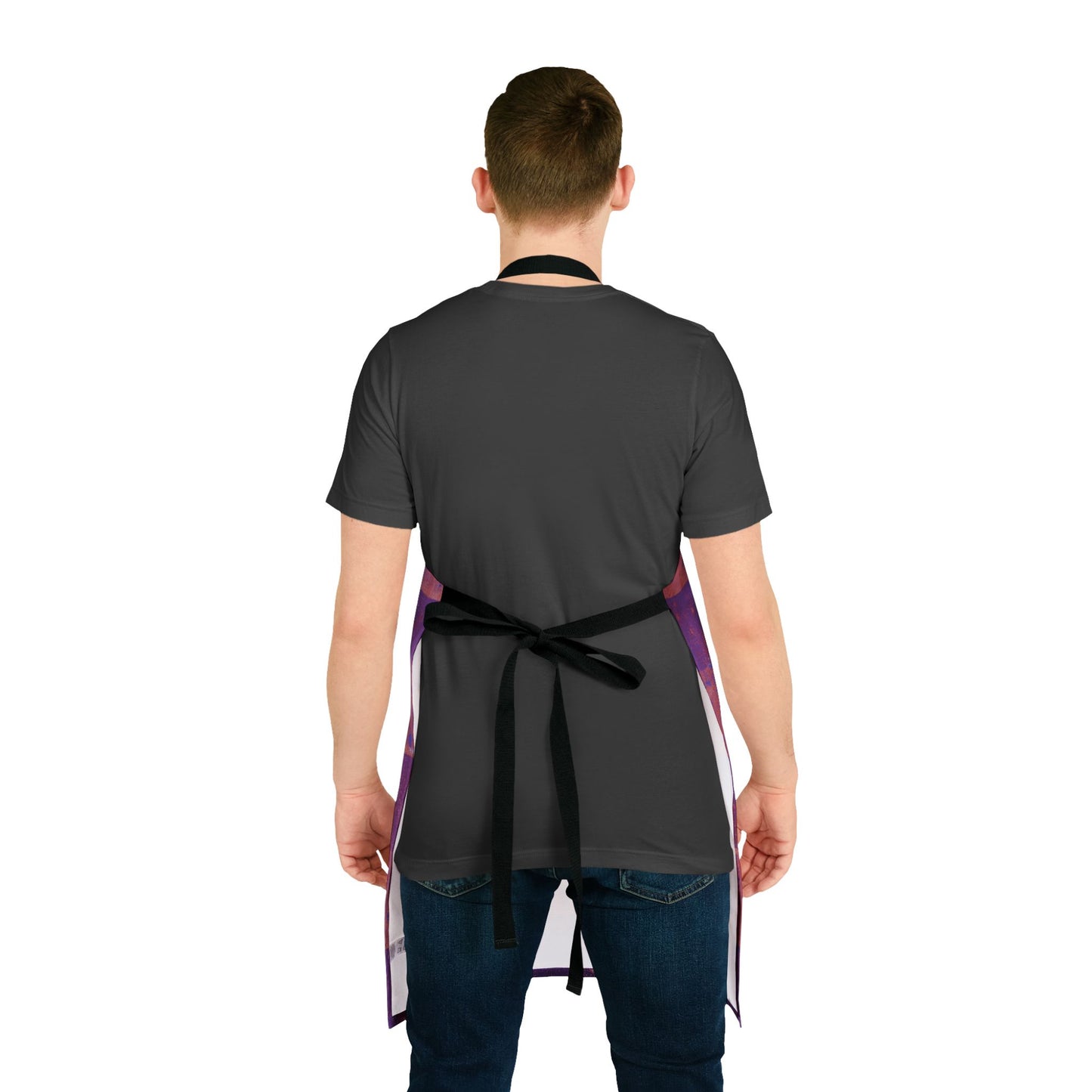 Octopus Martini Apron - Sunrise Cabana Stripe