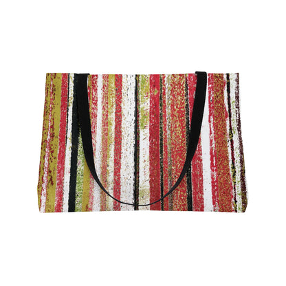 The Weekender Bag - Rustic Stripe, Fiesta