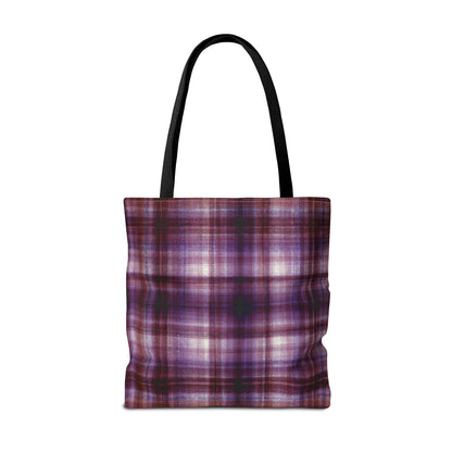 The Everything Tote - Modern Madras, Mulberry