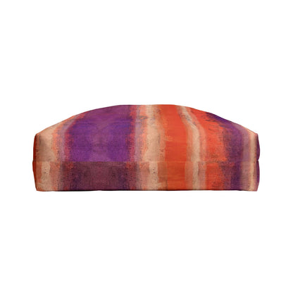 The Weekender Bag - Rustic Stripe, Poppy