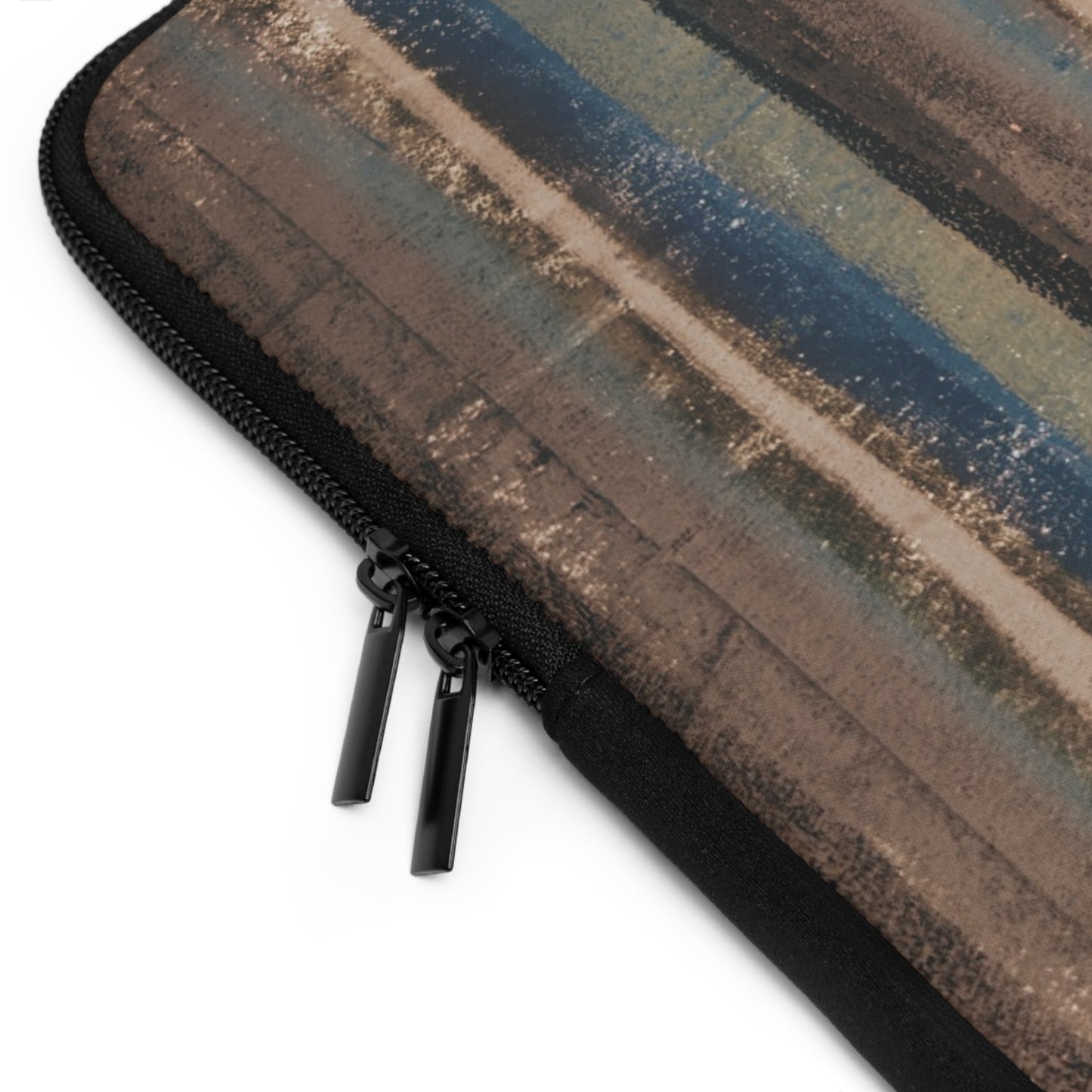 The Laptop Sleeve - Rustic Stripe, Earth
