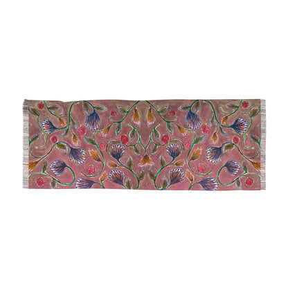 The Studio Scarf - Vine Entwine, Rose