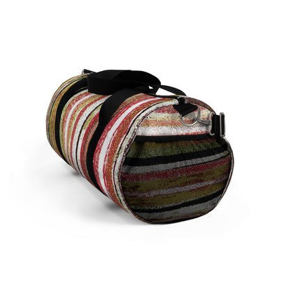 The Durable Duffle Bag - Rustic Stripe, Fiesta