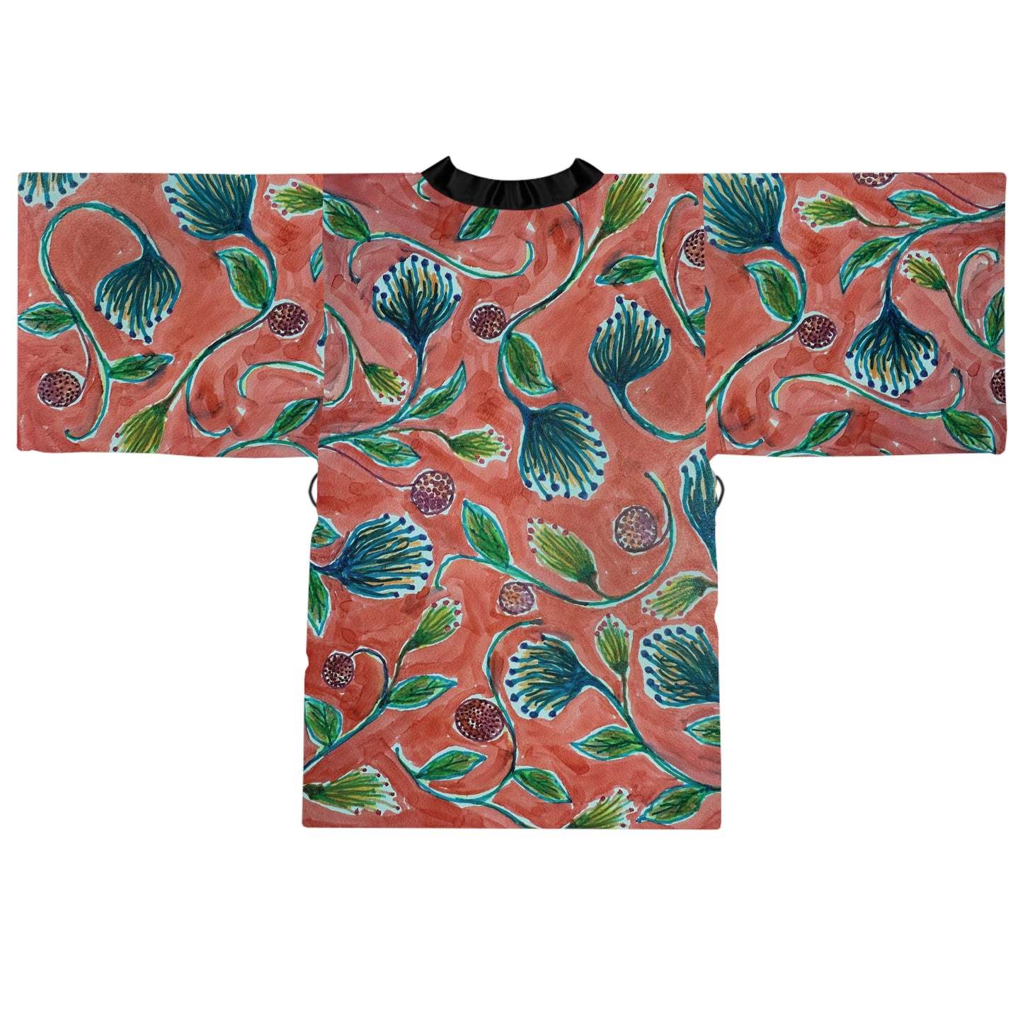 The Chroma Kimono - Vine Entwine, Carmine