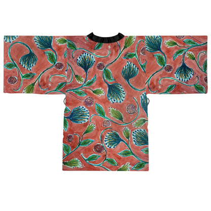 The Chroma Kimono - Vine Entwine, Carmine
