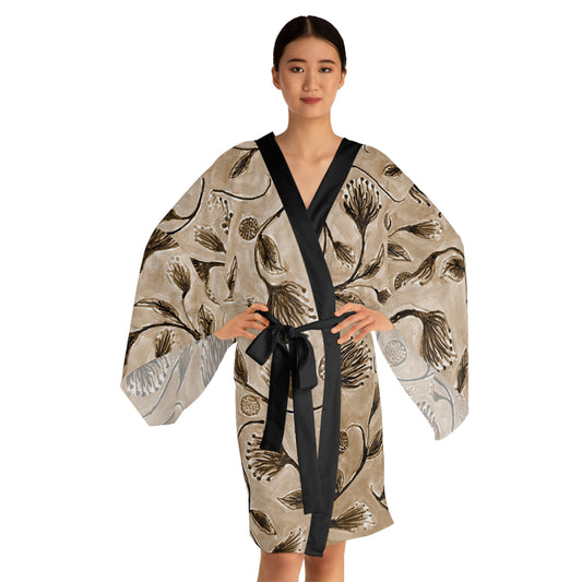 The Chroma Kimono - Vine Entwine, Chai