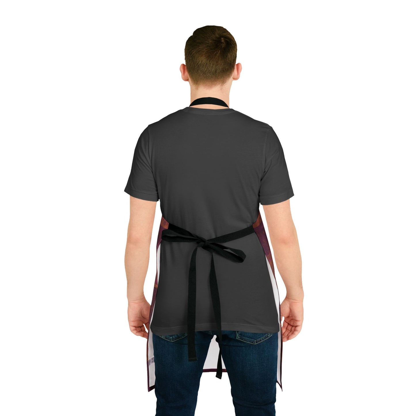 Octopus Martini Apron - Sunset Cabana Stripe