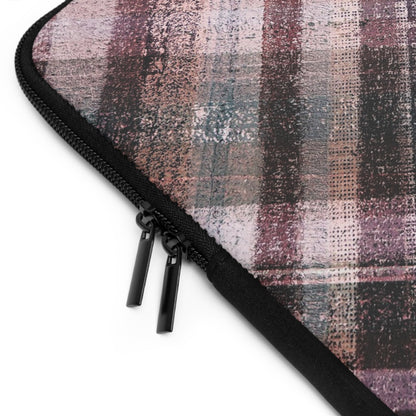 The Laptop Sleeve - Rustic Plaid, Mulberry