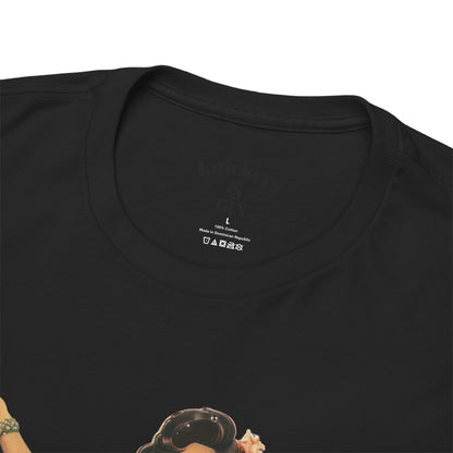 Vintage Pinup Style Graphic Mermaid Tee, All-Gender