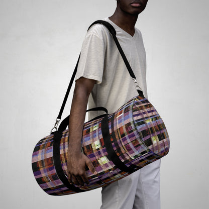 The Durable Duffle Bag - Mixed Media, Copper Iris