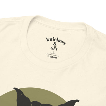 Owl Illustration Tee - "Says Who"  Night Owl Graphic T-Shirt