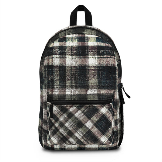 The Backpack - Rustic Plaid, Ink