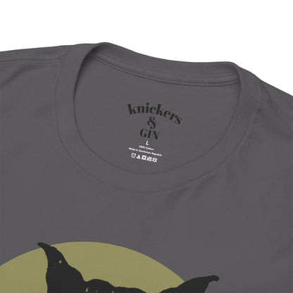 Owl Illustration Tee - "Says Who"  Night Owl Graphic T-Shirt