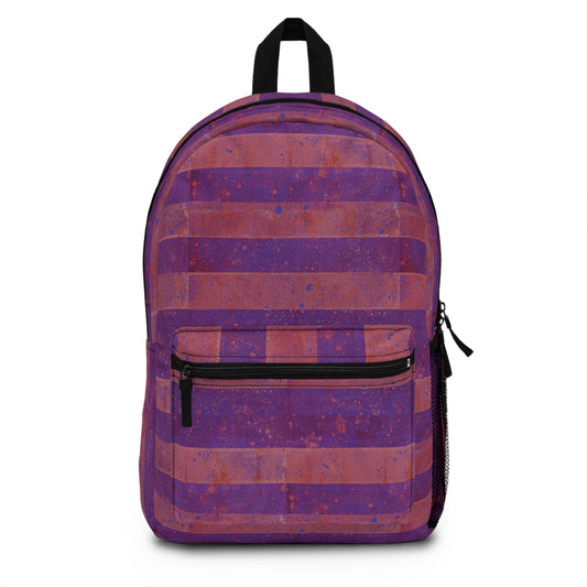 The Art On Your Back Pack - Cabana Stripe, Sunrise