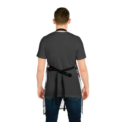 The Maker's Apron - Rustic Stripe, Rust and Steel