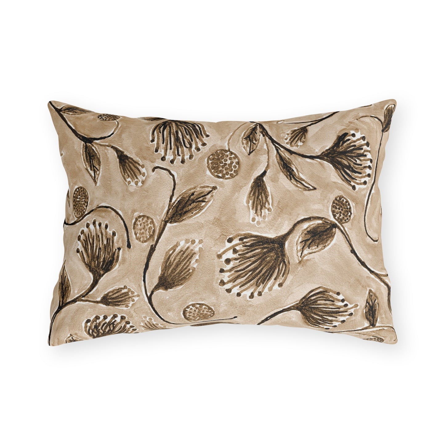 The Outdoor Pillow - Vine Entwine, Chai