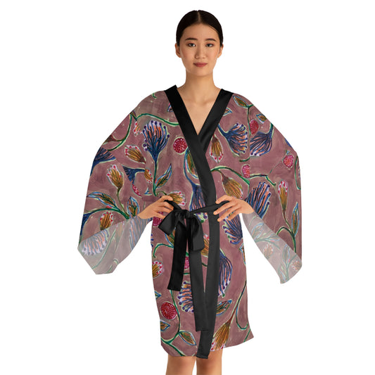 The Chroma Kimono - Vine Entwine, Rose