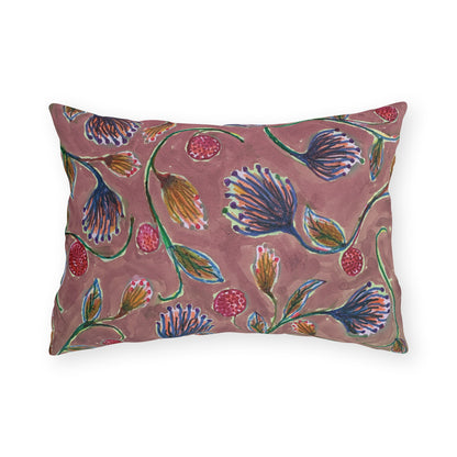 The Outdoor Pillow - Vine Entwine, Rose