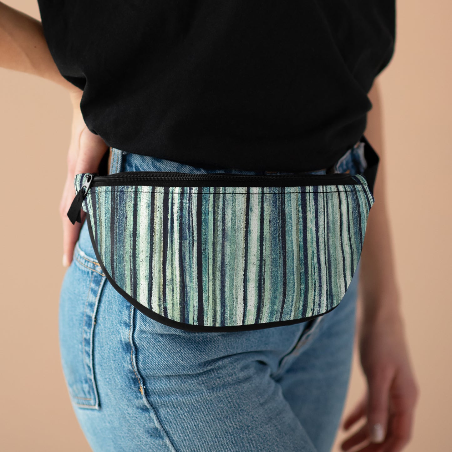 The Artsy Fanny - Rustic Stripe, Tidewater