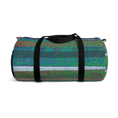 The Durable Duffle Bag - Rustic Stripe, Spirulina