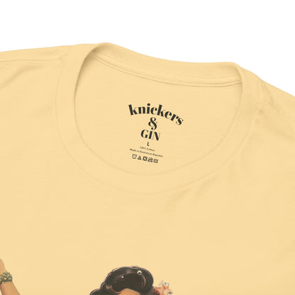 Vintage Pinup Style Graphic Mermaid Tee, All-Gender