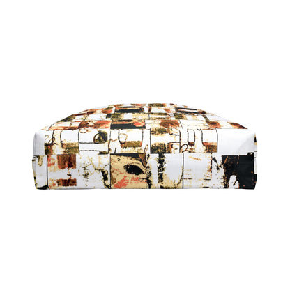 The Weekender Bag - Memory Block, Apricot